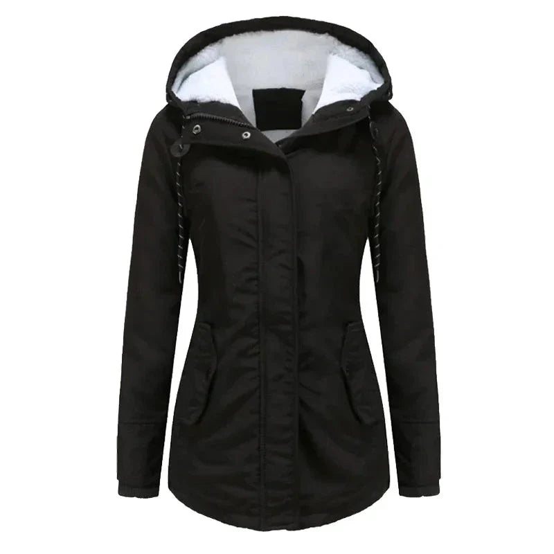 Jaqueta Parka Feminina Forrada com Lã para Inverno Glacier - ( Promoção de Inverno 2025 )