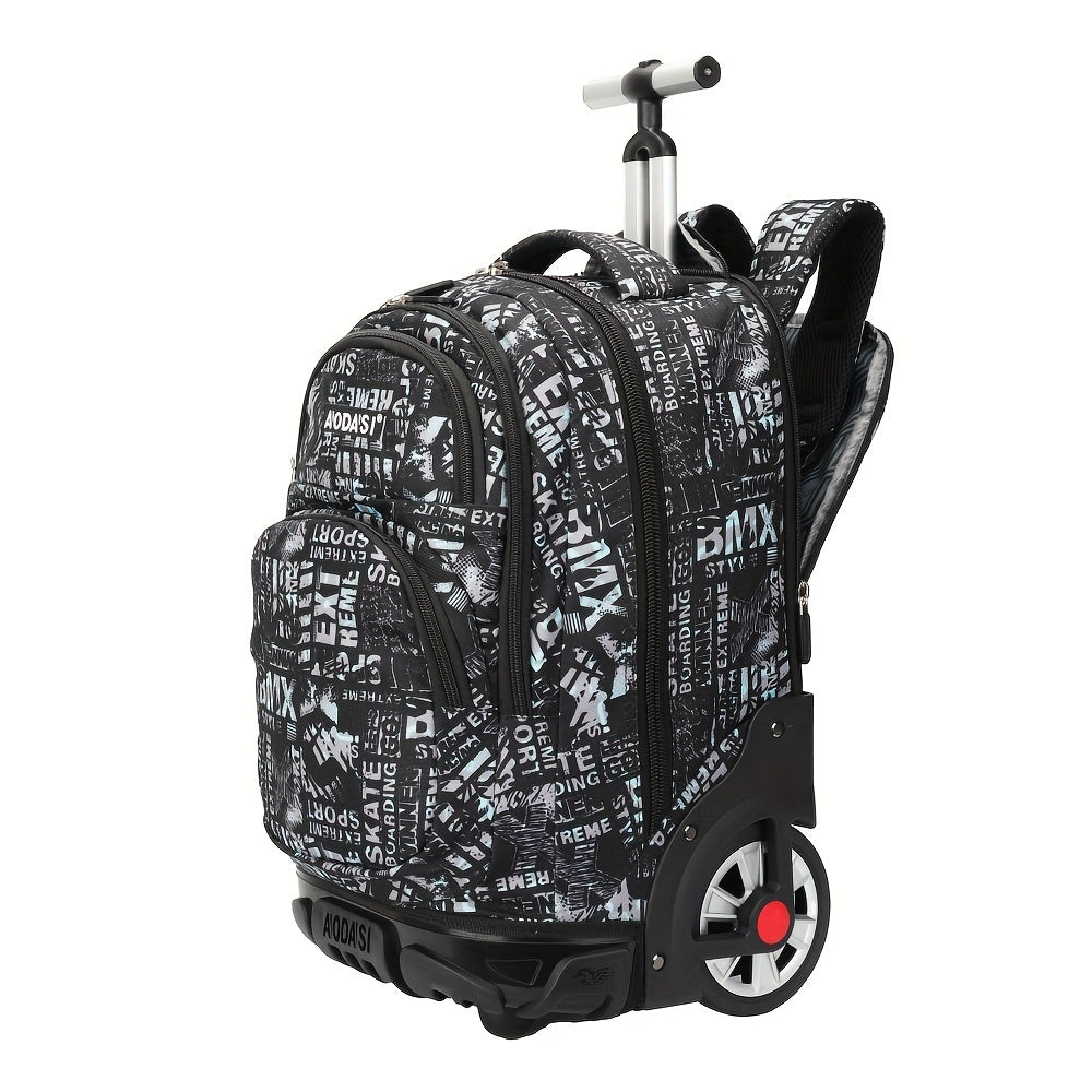 Mochila de Viagem com Rodas Impermeável