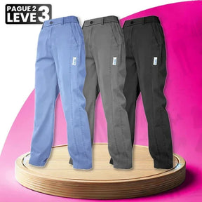 Calça Feminina Aurora em Malha de Seda Gelo e Poliéster - [Pague 2, Leve 3] + Brindes Exclusivos