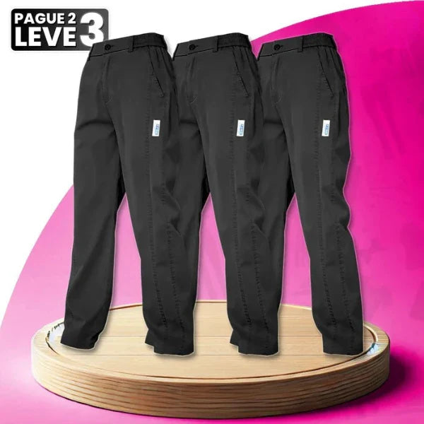 Calça Feminina Aurora em Malha de Seda Gelo e Poliéster - [Pague 2, Leve 3] + Brindes Exclusivos