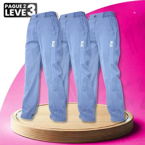 Calça Feminina Aurora em Malha de Seda Gelo e Poliéster - [Pague 2, Leve 3] + Brindes Exclusivos