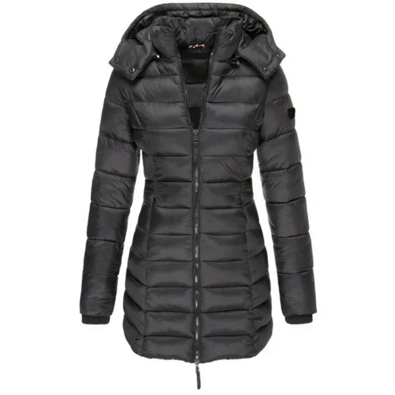 Jaqueta Parka Feminina Puffer Justa ao Corpo - ( Promoção de Inverno 2025 )