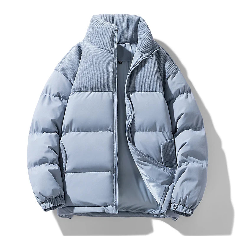 Jaqueta Puffer Acolchoada de Algodão Masculina