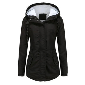 Jaqueta Parka Feminina Forrada com Lã para Inverno Glacier - ( Promoção de Inverno 2025 )