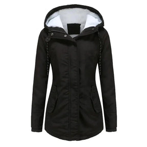 Jaqueta Parka Feminina Forrada com Lã para Inverno Glacier - ( Promoção de Inverno 2025 )