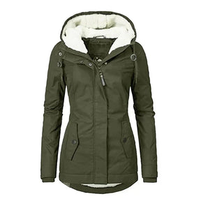 Jaqueta Parka Feminina Forrada com Lã para Inverno Glacier - ( Promoção de Inverno 2025 )