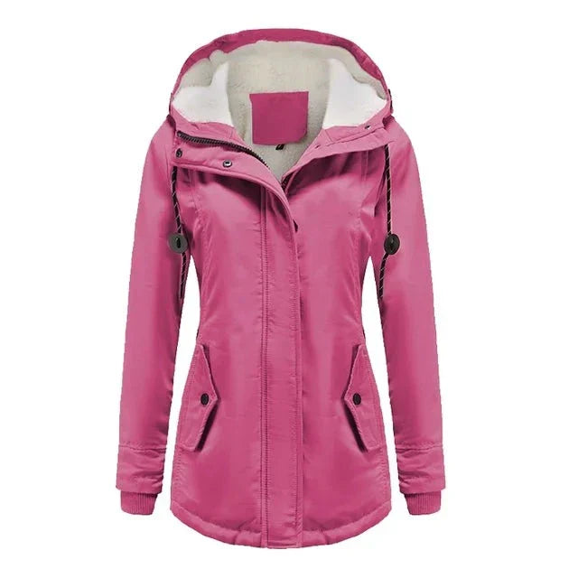 Jaqueta Parka Feminina Forrada com Lã para Inverno Glacier - ( Promoção de Inverno 2025 )