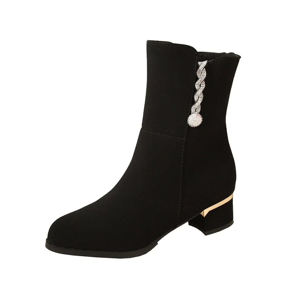 Bota Feminina Pérola – Cano Médio