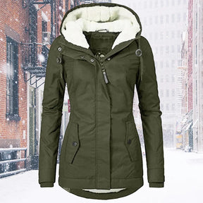 Jaqueta Parka Feminina Forrada com Lã para Inverno Glacier - ( Promoção de Inverno 2025 )