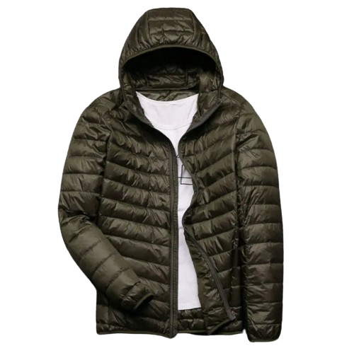 Jaqueta Puffer Masculina Compacta
